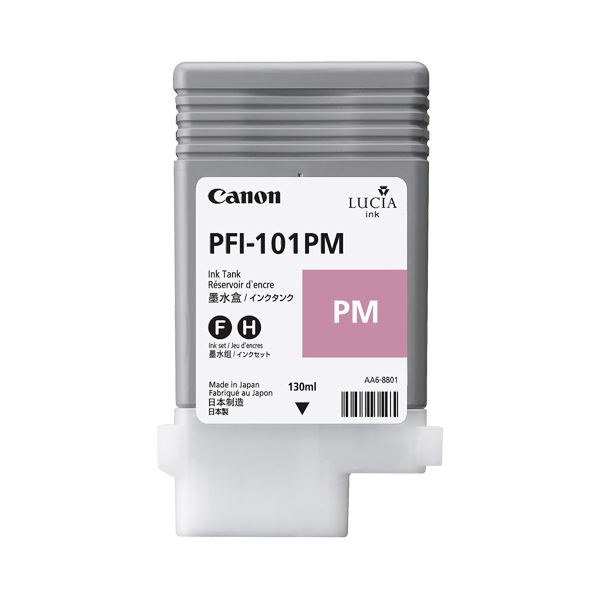 (まとめ) キヤノン Canon インクタンク PFI-101 顔料フォトマゼンタ 130ml 0888B001 1個 【×6セット】