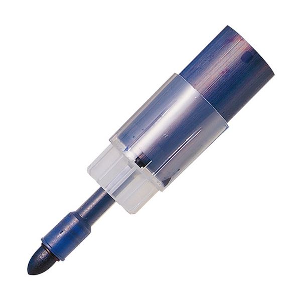 (まとめ) 三菱鉛筆 ホワイトボードマーカー お知らセンサー PWB-200-7M用カートリッジ 太字丸芯 青 PWBR1607M.33 1セット(10本) 【×5セット】