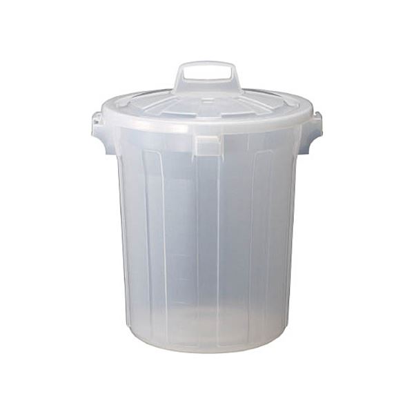 TRUSCO 半透明 PPペール丸型 本体75L TPTM-75 1個(フタ別売)