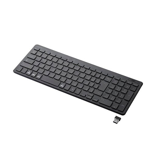 (まとめ)エレコム 無線薄型コンパクトキーボードブラック TK-FDP099TBK 1台【×3セット】 (まとめ)エレコム 無線薄型コンパクトキーボードブラック TK-FDP099TBK 1台【×3セット】