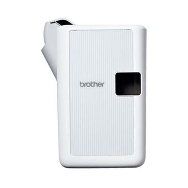 （まとめ）ブラザー ピータッチ ホワイトPT-J100W 1台【×3セット】(2)