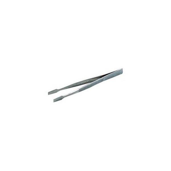 (まとめ)ピンセット G 125mm 平(切手用) 【×30セット】