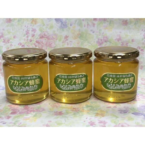 国産アカシア蜂蜜 300g×3個セット【代引不可】