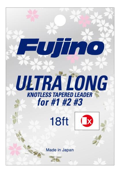 【Fujino】ウルトラロングリーダー 18ft 5X F-11 　送料込み！