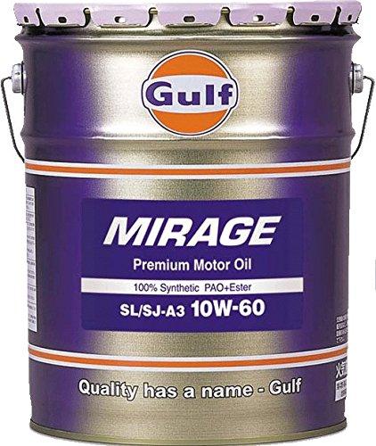 Gulf ガルフ　ミラージュ 10W60　20L　SL/SJ　10W60 　送料込み！