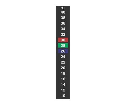 室内液晶温度シール(可逆性) 10～40°C16LR61-3816-62 　送料込み！