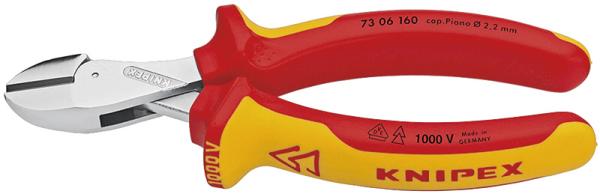 KNIPEX(クニペックス) 7306-160 X-CUT 絶縁コンパクトニッパー (SB) 　送料込み！