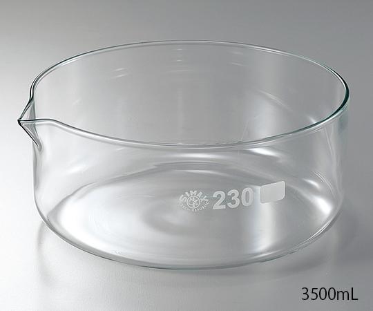 結晶皿(硼珪酸ガラス) 500mLNCGL1324632-9134-07 　送料込み！