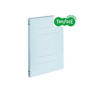 TANOSEE フラットファイルE(エコノミー) B5タテ 150枚収容 背幅18mm ブルー 1パック(10冊)(OSFE-B5S-B)..
