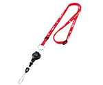 ネックストラップ (表示：医療スタッフ) リール付き レッドNC7-3558-017-3558-01