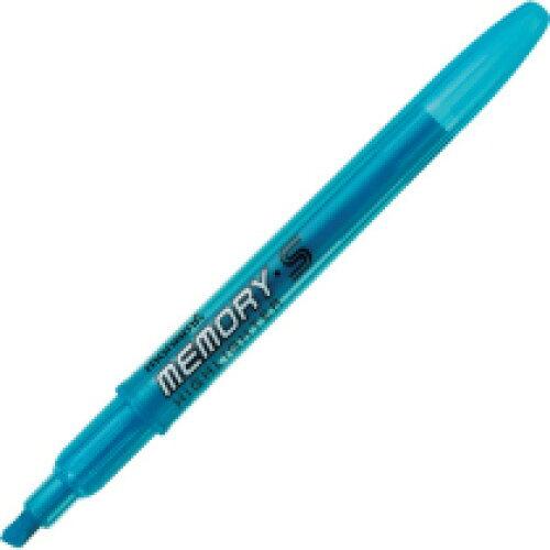 モナミ 蛍光ペン MEMORY・S HIGHLIGHTER 水色 18411 1本(18411) 　送料込み！