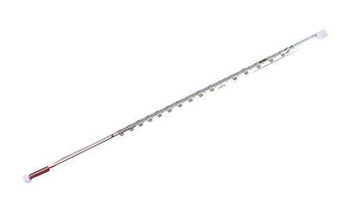 フッ素樹脂被膜温度計 0～150°C アルコール1本1-8277-03 送料込み！