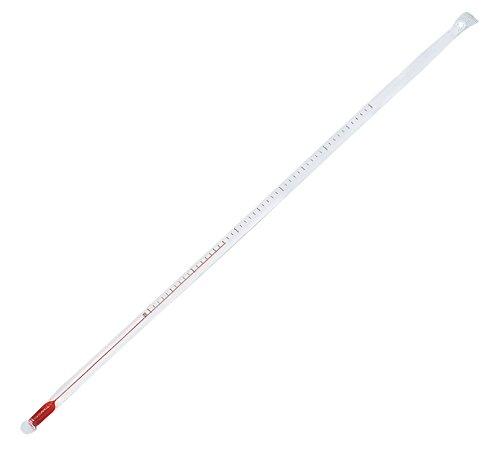 フッ素樹脂被膜温度計 -20～100°C アルコール1本1-8277-07 　送料込み！