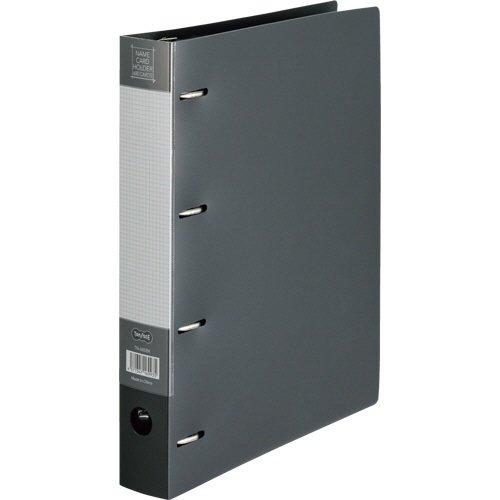 名刺ホルダー 差替式 A4タテ 4穴 600名用 黒 TN-600BK 　送料込み！