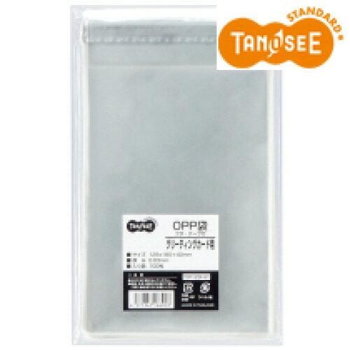 TANOSEE OPP袋 グリーティングカード用 フタ テープ付 125×180 40mm 100枚入(TOP125F-GT) 送料込み！