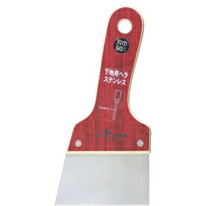 124945758070638 ・広告文責（株式会社ビッグフィールド ・072-997-4317）カテゴリー1：塗装・接着カテゴリー2：塗装用具＞ヘラJAN：4945758070638塗装・内装の下地処理用のヘラです。巾細のタイプは、コーナー部分の作業に最適です。 錆に強くコシがある、スタンダードなステンレス鋼製の地ベラです。 柄は、硬いカラー合板(従来品はほとんどシナベニヤ使用。シナベニヤの約1.5倍の耐久性)を使用しており、パテ処理後にこびり付いたパテの削ぎ落としにも耐久性があります。 握り部の太さは、握りやすいよう従来品に比べやや細巾に仕上げてあります。 刃部:ステンレス鋼 柄:硬質合板 ? もっと見るもし希望購入数が買物かごに入らない場合は、一度、お問合せいただければ幸いでございます。