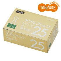 樂天商城 - TANOSEE ダブルクリップ 中 グリーン 口幅25mm 10個入(TWC-4G) 　送料込み！