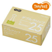 Rakuten - TANOSEE ダブルクリップ 中 ライトグリーン 口幅25mm 10個入(TWC-4LG) 　送料込み！