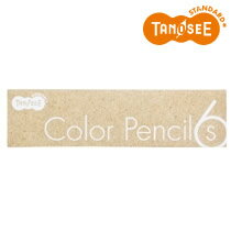 ~6 Colors - TANOSEE 色鉛筆 6色セット(TS-SCP6C) 　送料込み！