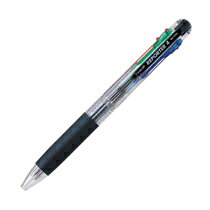 油性多色ボールペン リポーター 0.7mm 4色 軸色(透明) 5本(BC-FRC205P) 送料込み！