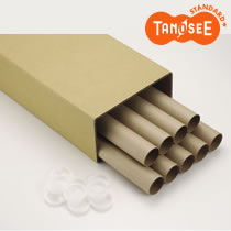 TANOSEE 製図用紙管(ポリ蓋付き) A2(550mm) 9本入(SKNA29) 　送料込み！ 1