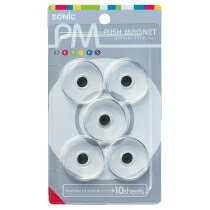 Other - ソニック プッシュマグネットMG-793-T透明Φ30mm 5個 MG-793-T 　送料込み！