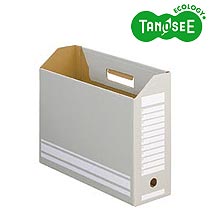 TANOSEE ボックスファイル A4ヨコ 背幅100mm グレー 10冊パック(TBF-A4-100GY) 　送料込み！