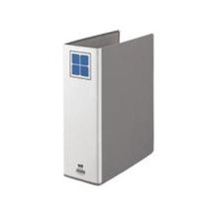 TANOSEE 片開きパイプ式ファイルE A4タテ 80mmとじ グレー A4SPFE-8G 　送料込み！