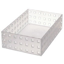 Desk Tray - シスブロック 中 クリア 210×140×63mm(SBK-9002T) 　送料込み！