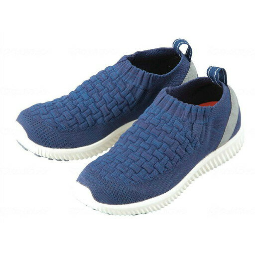 SaiSai　ストレッチニットスニーカー　ネイビー　L（240～245mm） WG140 1足