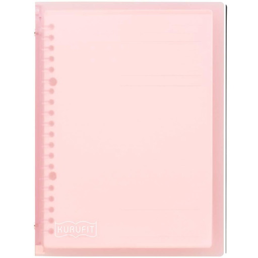 A5 Size - A5ファイルノートクルフィット ライトピンク(F091-38) 　送料込み！