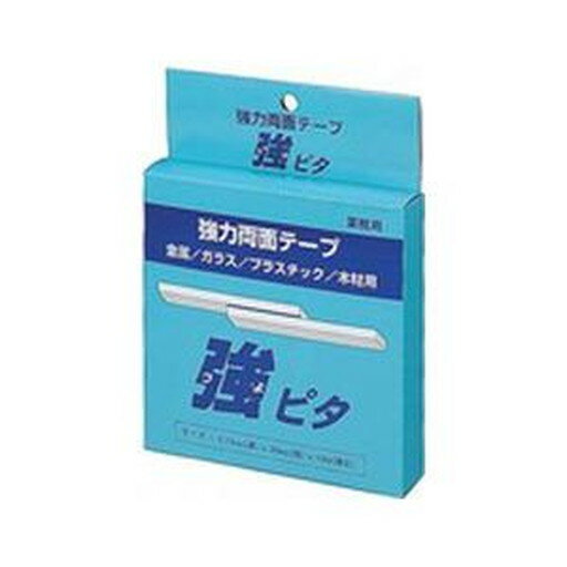 超強力両面テープ「強ピタ」　台紙付　0.75×25mm×10m　巻入・台紙付 【454-0225】 (入数6)　送料込み！