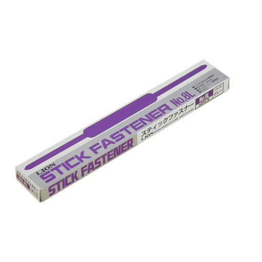 スティックファスナー 8L 50入 13670 グレー 　送料込み！