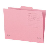 1/3カットフォルダーカラー第2見出しA4 ピンク (A4-3F-2P) ****** 販売単位 1セット(10個入)***** (入..