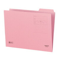 1/3カットフォルダーカラー第3見出しA4 ピンク (A4-3F-3P) ****** 販売単位 1セット(10個入)***** (入..