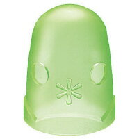 キャップ型紙めくり＜メクリンキャップ＞Lサイズ3個透明グリーン (メク-27TG) 　送料込み！