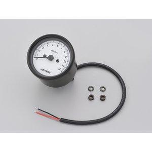 【必ず購入前に仕様をご確認下さい】キカイシキタコメーター 12000 BK/WH (15631) 　送料込み！