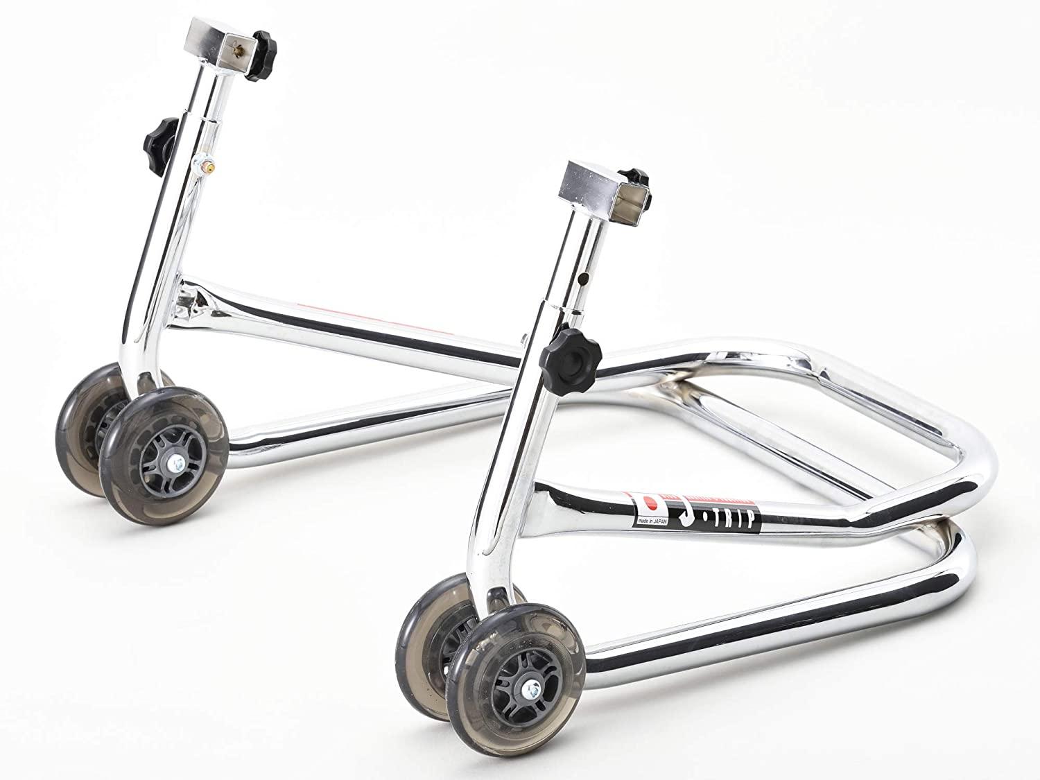 【必ず購入前に仕様をご確認下さい】ショートローラースタンド(ホンタイ) メッキ (JT-125PT) 　送料込み！