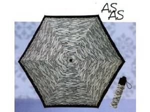 アズアズ　晴雨兼用丸ミニ傘　ゼブラ柄　　ゼブラ柄 718031 　送料込み！(4.0)