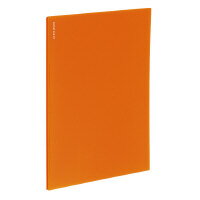 ポケットファイルα＜ノビータα＞A4・24ポケット・オレンジ (ラ-NF24YR) 　送料込み！