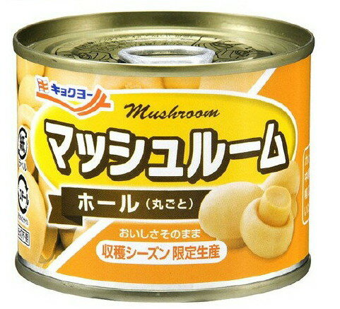 フード＞缶詰・瓶詰＞野菜・豆の缶詰・瓶詰＞マッシュルーム(缶詰)＞キョクヨー マッシュルーム ホール (125g)【キョクヨー マッシュルーム ホールの商品詳細】●カレーやパスタ、中華料理などに幅広くご利用頂けます。●缶切不要のイージーオープン缶です。【召し上がり方】そのままお召し上がりください。【品名・名称】マッシュルーム【キョクヨー マッシュルーム ホールの原材料】マッシュルーム、食塩、酸化防止剤(ビタミンC)、pH調整剤【栄養成分】(100g当たり)エネルギー：14kcaL、たんぱく質：3.4g、脂質：0.2g、炭水化物：3.3g、食塩相当量：0.9g【アレルギー物質】無し【規格概要】内容総量：125g／固形量：75g【保存方法】常温で保存【注意事項】・お使い残りの出た場合は、他の容器に移し替えて冷蔵庫に入れ、お早めにお使いください。・破裂してケガをする恐れがありますので、缶のまま直火にかけないでください。【原産国】中国【発売元、製造元、輸入元又は販売元】極洋リニューアルに伴い、パッケージ・内容等予告なく変更する場合がございます。予めご了承ください。極洋107-0052 東京都港区赤坂3-3-50120-048894[缶詰類] ・広告文責（株式会社ビッグフィールド ・072-997-4317） ※ご注文手配後の変更キャンセルはお受けできません※仕入れ先からの直送品の為、お客様ご都合の返品・交換を賜ことが出来ません。誠に勝手ではございますが、何卒、ご理解ご了承のほどお願い申し上げます。