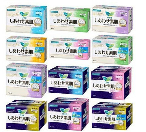 花王 ロリエしあわせ素肌 12種類から選べる(3個セット)