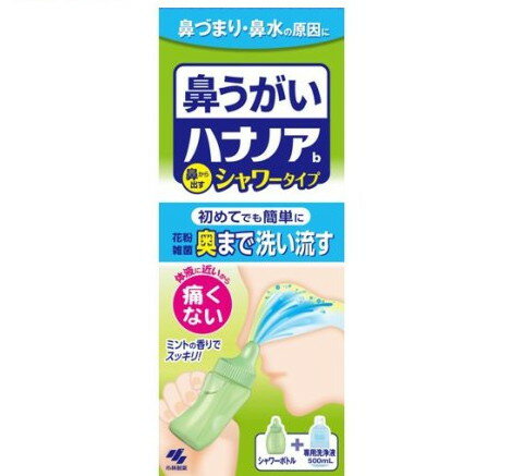 ハナノア 鼻うがい シャワータイプ(500ml)【ハナノア】