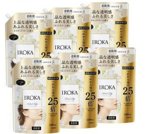 ե쥢 ե쥰 IROKA  ͥåɥ꡼  Ķ祵 (1200ml*6)ڥե쥢ե쥰IROK...