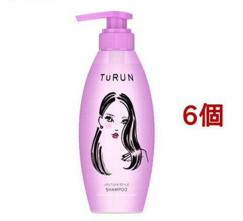 TURUN(とぅるん) うるツヤスタイル シャンプー ポンプ(440g*6個セット)【TURUN】