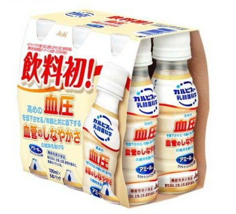 アミールW(100ml*6本入)【カルピス由来の乳酸菌科学】[機能性 血圧 血管]