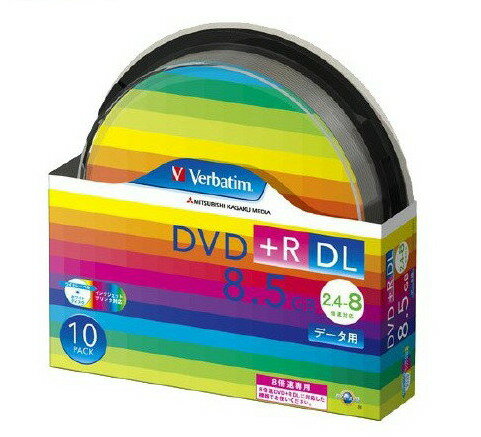 バーベイタム DVD+R データ用 1回記録用 2.4-8倍速 DTR85HP10SV1 10枚入 【バーベイタム】