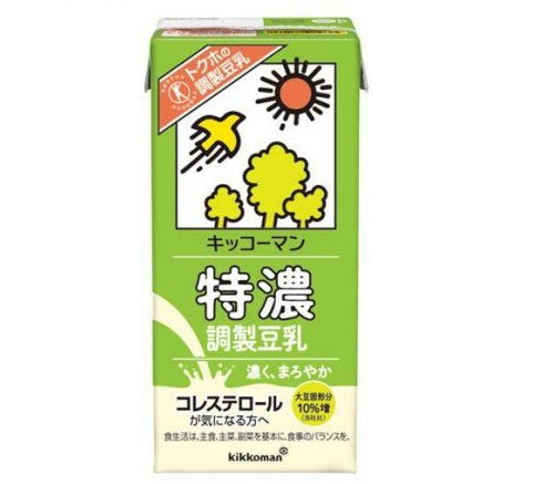 キッコーマン 特濃調製豆乳(1L*6本入)【キッコーマン】[トクホ(特定保健用食品) たんぱく質]