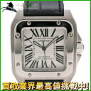 124307【中古】【CARTIER】【カルティエ】サントス100LM　W20073X8　SS×革　 ...