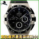 130219【中古】【OMEGA】【オメガ】コンステレーション　ダブルイーグル　コーアクシャル　121.92.35.50.01.001　チタン×ラバー　ブラック(黒)文字盤　自動巻きomega　ボーイズ時計